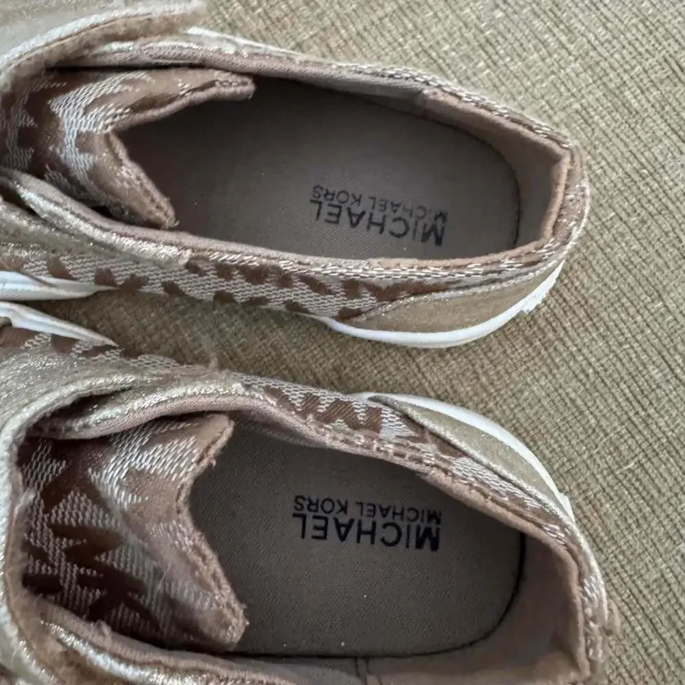 Michael Kors Kids Glitter Logo Sneakers